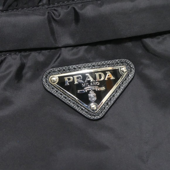 Prada Triangle Sport Nylon  Black Jacket - Picture 8 of 9